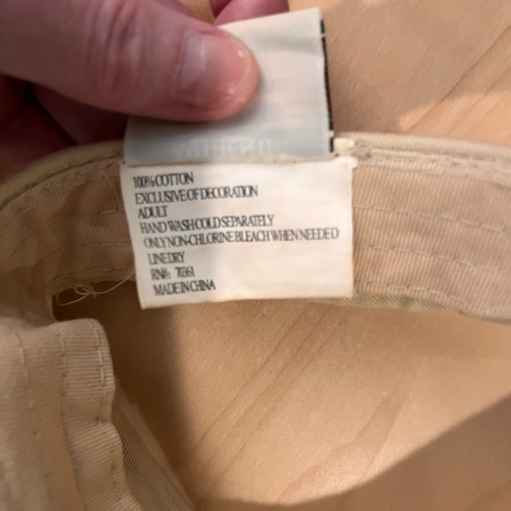 Hard Rock Cafe Beige Visor - Picture 4 of 5